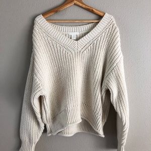 Cream Knit Sweater